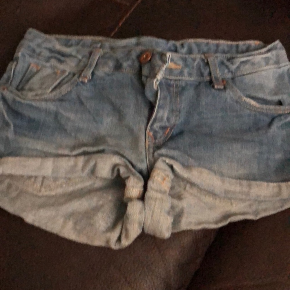 Denim shorts